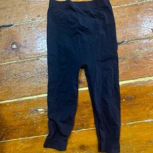 High waist maternity capri leggings